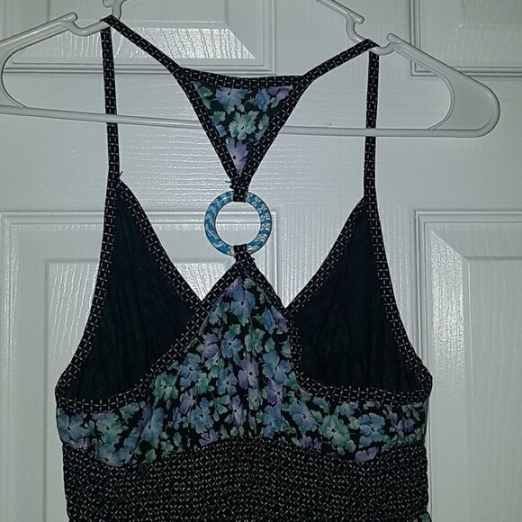 Free People floral top Sz 4 - Picture 6 of 7